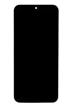 For Samsung A145R Galaxy A14 4G černá / LCD sestava / Dotyk / Přední kryt / PLS (57983118819)
