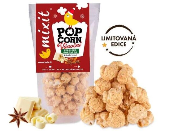 Mixit popcorn – Bílá čokoláda a perníkové koření
