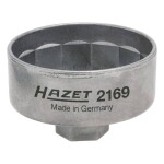 Hazet 2169-15 Klíč HAZET pro olejové filtry, 4hranný profil, 8 mm (1/2 palce), vnější 105 mm