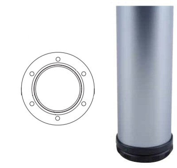 Strong stolová noha chrom satin 1100x60 (290680)