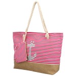 Módní plážová kabelka přes rameno Walura, růžová