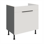 Spodní skříňka pod dřez Aria ANT 80 ZL 1S BB - Premium Box Barva korpusu: Antracit, Barva dvířek: SA - Aquamarine AFM