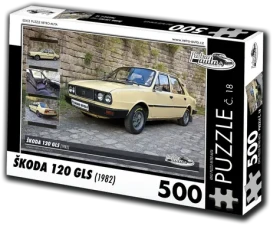 RETRO-AUTA Puzzle č. 18 Škoda 120 GLS (1982)