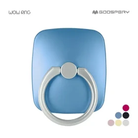 Mercury WOW Ring modrá / Držák na mobilní telefon / 360° otočný prstenec / Opakovaně lepicí