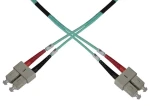 OEM / Optický patch kabel duplex SC-SC / Multi mode 50/125 OM3 / 7m / Modrá (8595589813247)