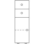 KLASA-NÁBYTEK.cz Komoda 45 - borovice