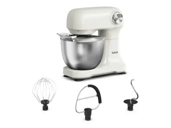 Tefal QB140AF0 Bake Easy bílá / Kuchyňský robot / 500 W / otočné ovládání (QB140AF0)