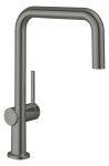 HANSGROHE - Talis M54 Dřezová baterie, kartáčovaný černý chrom 72806340