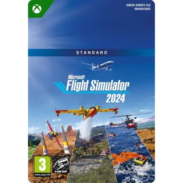 XSX Microsoft Flight Simulator 2024: Standard Edition / ESD / Simulátor / Angličtina / od 3 let / Hra pro Xbox Series (G7Q-00331)