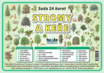 Sada 24 karet stromy keře Petr Kupka