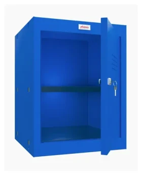 Phoenix Safe CL0544BBK modrá / Úložná skříňka / 66 l / 2 přihrádky / zámek na klíč (CL0544BBK)