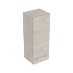 GEBERIT - Selnova Square Boční horní skříňka 85x33x30 cm, 1 dvířka, světlý ořech hickory 501.279.00.1