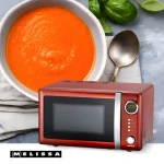 Melissa Mikrovlnná trouba Retro červená chili / Mikrovlnná trouba / 700 W / 20 l / 5 úrovní výkonu (16330109)
