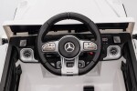 Mamido Dětské elektrické autíčko Mercedes Benz G63 cabrio EVA kola bílé