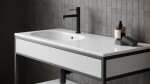 CERSANIT - Sada B946 konzole ZEN 100 (skříňka se zásuvkou + panel FSC MIX70% SGSCH-COC-007574 + umyvadlo vpravo) bílá VIR S801-510
