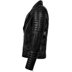 Pánská Kožená Bunda Křivák Dark Tiger Brixton Černá Velikost: 8XL