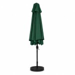 Elegantní zahradní slunečník s nastavitelným sklonem 200x130 cm béžová