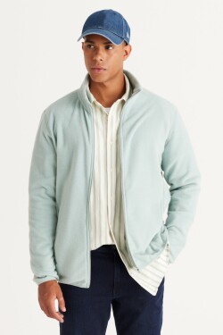AC&Co Altınyıldız Classics Men's Cagla Anti-pilling Anti-pilling Standard Fit High Bato Collar Sweatshirt Fleece Jacket