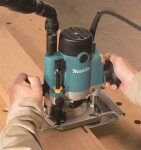 Makita RP1111CJ / Vrchní frézka / 1100W / Výška zdvihu 0-57mm / 24.000 ot-min / Upínání hřídele 8 mm (RP1111CJ)