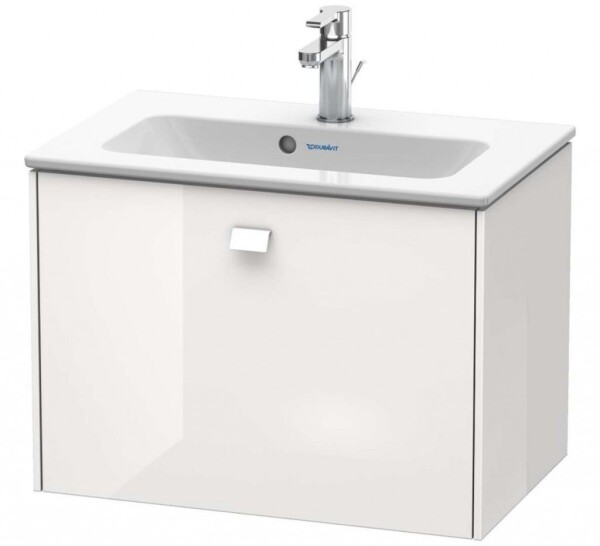 DURAVIT - Brioso Umyvadlová skříňka Compact, 44x62x39 cm, 1 zásuvka, lesklá bílá BR401002222