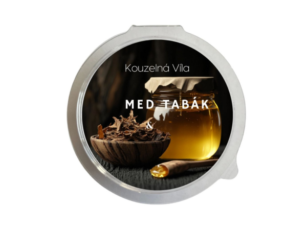 Kouzelná Víla - MED A TABÁK Sójový vonný vosk do aromalampy 20g
