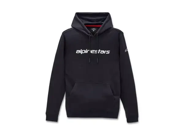 LINEAR HOODIE ALPINESTARS černá/bílá