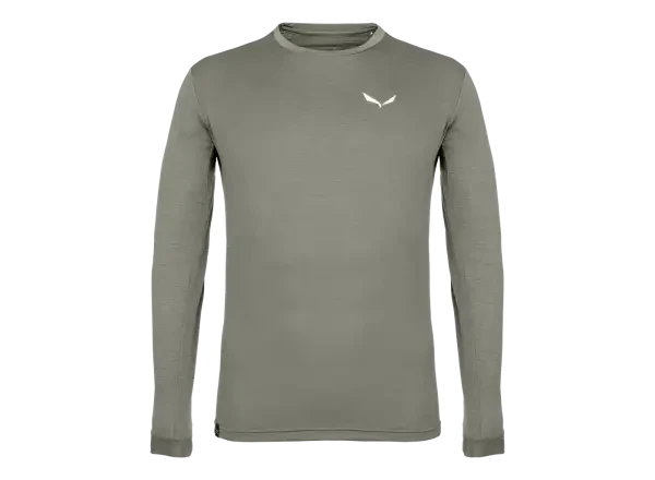Salewa Puez Melange Dry pánské triko dlouhý rukáv faded green melange vel. XXL