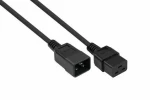 Kabelmeister Prodlužovací kabel C20-C19 černá 5m / Napájecí kabel / 16A / 250V / H05VV-F / 1,5mm2 (SK2090-S050)