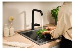HANSGROHE - Vernis Blend M35 Dřezová baterie, matná černá 71857670