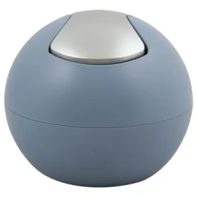 Spirella BOWL MATT mini výklopný odpadkový koš 1 L mlhavě modrý / plast (7610583203762)