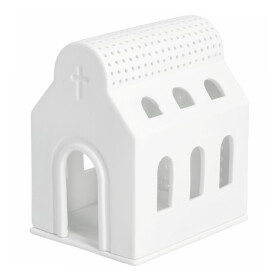 Räder Porcelánový svícen Holy Church, bílá barva, porcelán