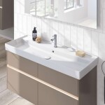 VILLEROY & BOCH - Collaro Umyvadlo nábytkové 120x47 cm, s přepadem, otvor pro baterii, CeramicPlus, alpská bílá 4A33C5R1