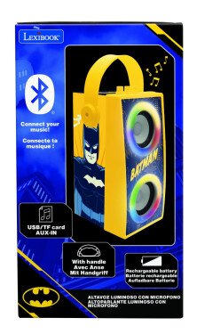 Lexibook bluetooth reproduktor Batman s mikrofonem - Alltoys Lexibook