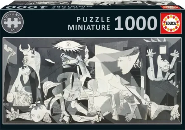 EDUCA Panoramatické miniaturní puzzle Guernica, Pablo Picasso