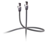 SCONN Flexline Cat.6a Armored šedá / Patch kabel / U/FTP / 5 m / RJ-45 / 500 MHz (FL31-59050)