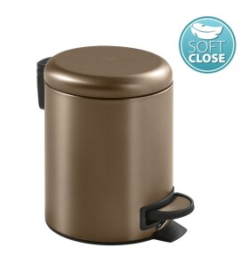 Gedy - POTTY odpadkový koš 3l, Soft Close, měď mat 320982