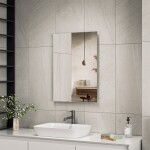 Erga Rectangle, obdélníkové zrcadlo 50x70 cm, ERG-V01-RECTAGLE-5070-CL