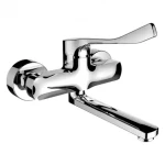 Laufen - Páková umyvadlová baterie s otočným ramínkem, chrom (HF500923100694)