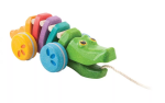 PlanToys PlanToys Tančící krokodýl - duhový