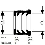 GEBERIT - Příslušenství Manžeta 152.682.00.1