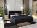 FRONTI Postel LIDIA 180x200 černá