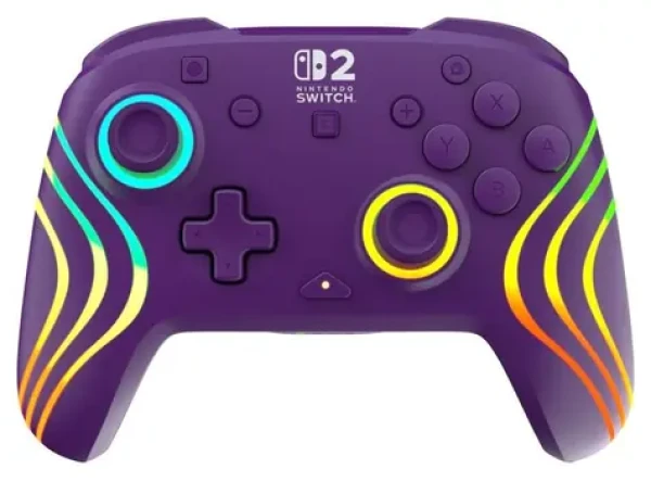 Turtle Beach Afterglow Wave Wireless fialová / Herní ovladač / bezdrátový / Nintendo Switch / RGB podsvícení / TMR páčky (TBC-8106-45)