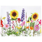 Keprové prostírání LOUKA SLUNEČNICE, sada 4 ks