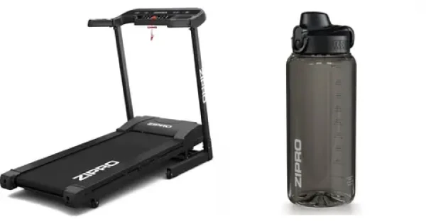 Zipro Pulse Běžecký pás Zipro + láhev 1000 ml / max. rychlost 12 km/h / nosnost 130 kg (8426479)