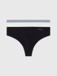 Dámská tanga 3Pack 000QD3558E NP0 vícebarevné - Calvin Klein L