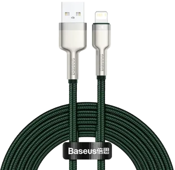 Baseus CALJK-B06 Kabel USB-A (M) - Lightning (M) 2 m zelená (CALJK-B06)