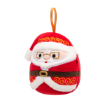 Squishmallows Vánoční ozdoba Santa brýlemi Nick, 10 cm