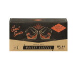 GENTLEMEN'S HARDWARE Sklenice na whisky Rocking Whisky Glasses – set 2 ks, čirá barva, sklo, 230 ml