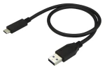 StarTech USB-C 0,5 m černá / USB kabel / USB-C (M) – USB-A (M) / 10 Gbps (USB31AC50CM)