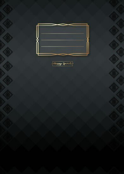 Sešit Premium černé kosočtverce A5 - Sešity